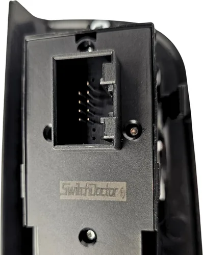 Vista 3 de SWITCHDOCTOR Interruptor maestro de ventana completamente ensamblado y juego de bisel para Volkswagen Jetta 1999-2005 (Negro)