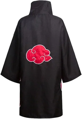 Vista 2 de XSKJY Capa de anime unisex para cosplay, Halloween, cosplay, uniforme de capas largas