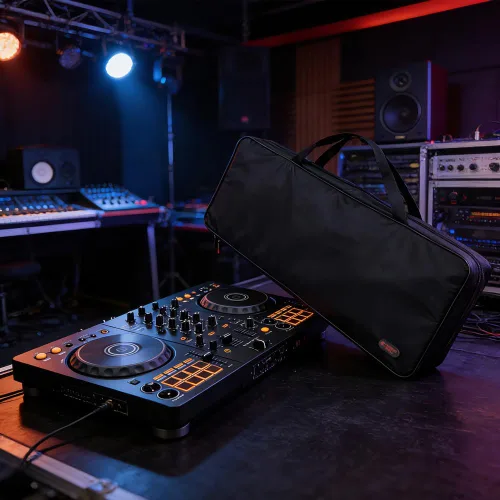 Vista 5 de Hermitshell Bolsa de transporte de almacenamiento para Pioneer DJ DDJ-FLX4 2-deck Rekordbox y Serato DJ Controller (solo bolsa)