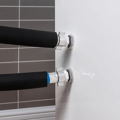 Vista 10 de WOODBRIDGE Bañera de inmersión fría de acrílico independiente de 67 pulgadas con enfriador blanco de 1.3 HP - Enfriamiento rápido y calefacción