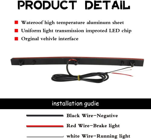 Vista 4 de para 2014 2015 2016 2017 2018 2019 Chevrolet Chevy Corvette C7 Reflector de parachoques trasero, luces de freno, lente roja, luces antiniebla LED