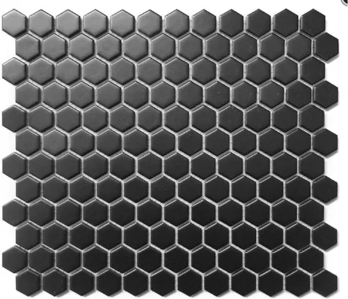 Vista 2 de Splash Cascade - Mosaico hexagonal de 1 pulgada, 5 hojas (caja (4.20 sf), flor)