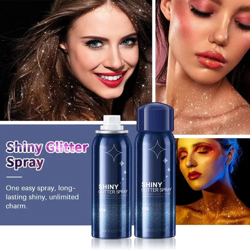 Vista 3 de Corleone Purpurina corporal, spray de purpurina brillante para el cabello, polvo iluminador, brillo brillante, spray para el cabello, maquillaje