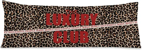 Vista 8 de Funda de almohada de cuerpo de 8 bolas con estampado de leopardo rojo a la moda, 20 x 54 pulgadas, decoración de habitación de guepardo, bota roja