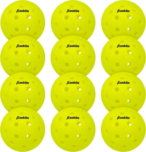 Vista 17 de Franklin Sports X-40 pelotas de Pickleball al aire libre - Bola oficial del Pickleball de EE. UU., APP Tour + US Open - Tamaño reglamentario Rosa