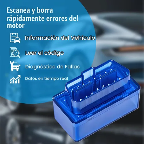 Vista 4 de Escáner OBD2 Bluetooth, Herramienta de Escaneo de Diagnóstico Universal ELM327 OBDII Lector de Códigos de Auto, Herramienta de Diagnóstico Escáner