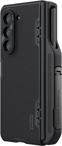 Vista 3 de SaharaCase - Serie Grip con función atril y lápiz capacitivo, funda compatible con Samsung Galaxy Z Fold5 (2023) [parachoques a prueba de golpes]