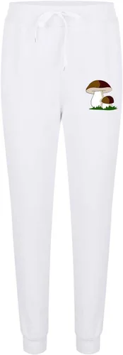 Vista 3 de Shiyingl Trajes estampados para hombre, ajuste holgado, manga larga, lindos hongos, hawaianos, deportivos, casuales, deportivos, con capucha
