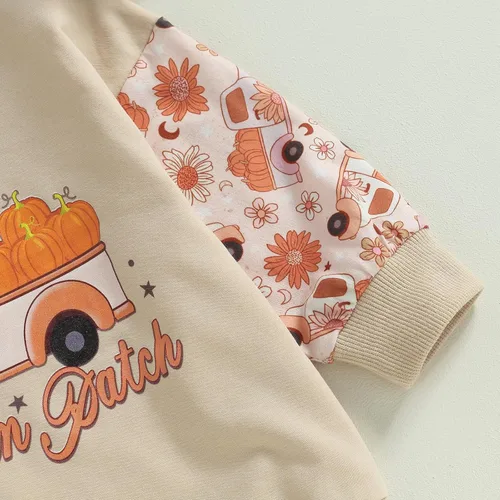Vista 7 de ZAXARRA Sudadera para bebé, mameluco de Halloween, ropa de bebé, niña, niño, Halloween, mameluco de otoño
