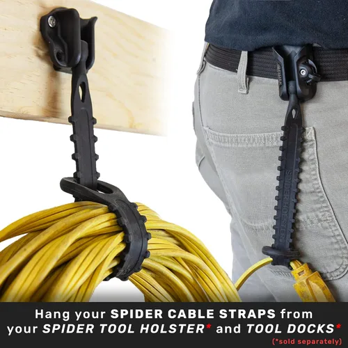 Vista 4 de Spider Correas de almacenamiento para funda de herramientas, paquete