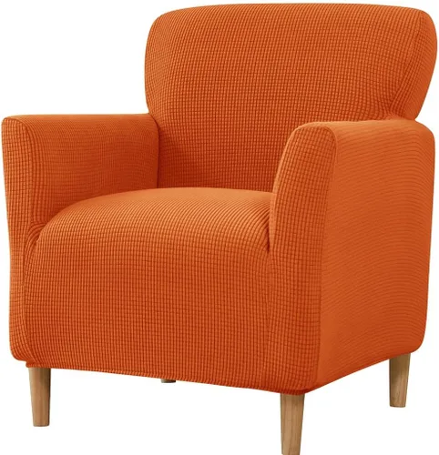 Vista 16 de XMAYODS Funda para silla de club, fundas suaves y elásticas para silla de sala de estar y dormitorio, funda para silla de bañera, funda lavable