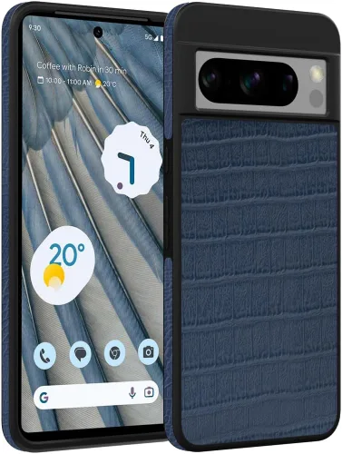 Vista 11 de X-level Diseño para Google Pixel 8 Caso,Premium PU Cuero Suave TPU Bumper A Prueba De Golpes Cubierta Protectora Del Teléfono Delgada Funda Para