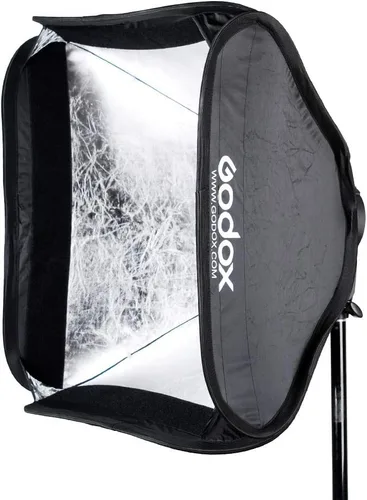 Vista 5 de GODOX S2 Speedlite Soporte 32" X 32" 31.5 inx31.5 in Softbox Kit de rejilla Godox Softbox Bowens Mount para V100, V1Pro, AD200Pro II, AD200
