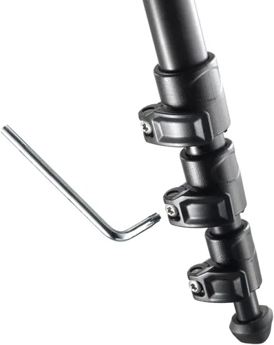 Vista 8 de Manfrotto, MKBFRA4-BH BeFree, trípode de aluminio compacto para viaje, color negro.