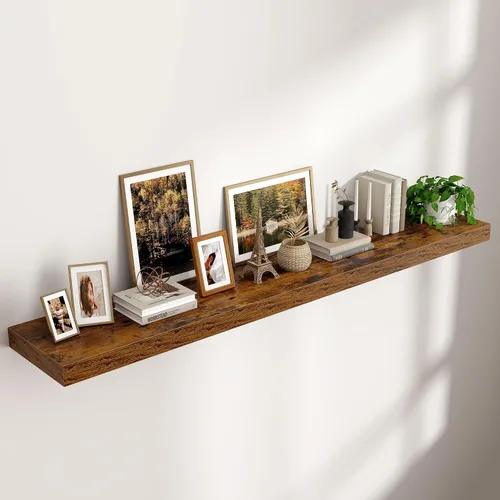 Vista 19 de Estantes flotantes cuadrados para pared de 8 pulgadas de ancho x 8 pulgadas de profundidad x 1.2 pulgadas de alto, pequeños estantes de pared
