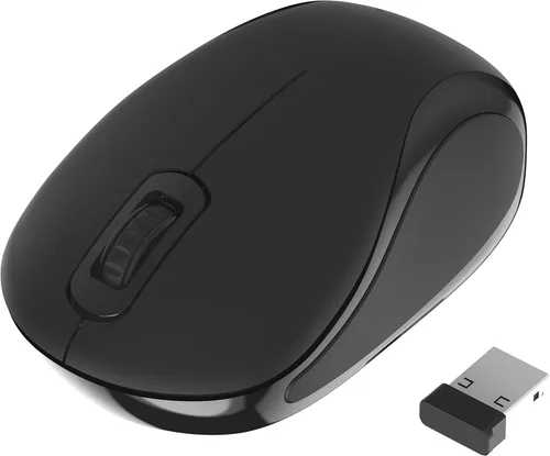 Vista 8 de SABRENT Ratón inalámbrico recargable de 2,4 GHz con resolución ajustable (MS-RCWM)