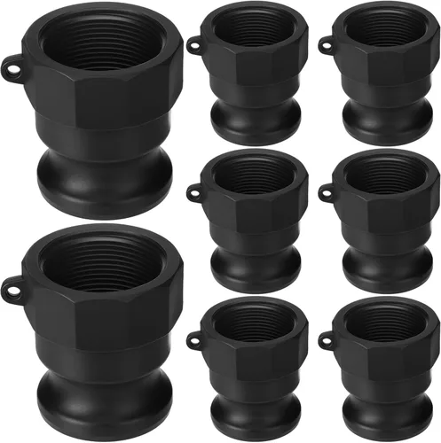 Vista 10 de Klyyo - Juego de 4 accesorios de Poly Camlock de 2 pulgadas macho x hembra