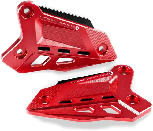 Vista 4 de Modeer Para Z900 2018-2023 Z900SE 2022-2023 Motocicleta CNC Reposapiés Protector de pedal Peg Heel Plates Protector Protector Z900 Z 900se Rojo-Negro