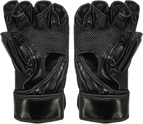 Vista 4 de SOTF Guantes de boxeo para adultos, guantes de entrenamiento de artes marciales mixtas, guantes de boxeo de lucha y dedos abiertos para mujeres