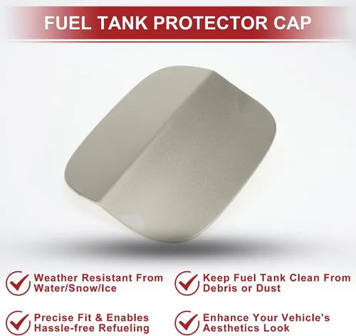 Vista 4 de ACROPIX Tapa de la puerta del depósito de combustible para Audi Q5 2010-2018 Tapa de la tapa del clip de la cubierta del llenador de combustible