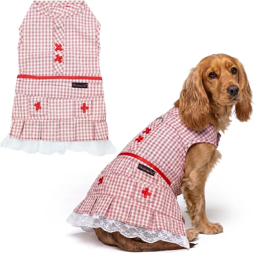 Vista 127 de Parisian Pet Chambray - Vestido para perro - Ligero sin mangas para perro, niña, talla XS Chambray en general