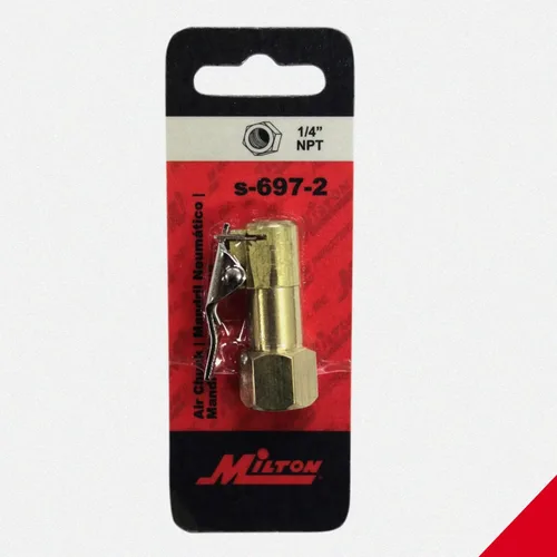 Vista 4 de Milton FNPT Adaptador neumático estilo europeo 1/4 pulgadas