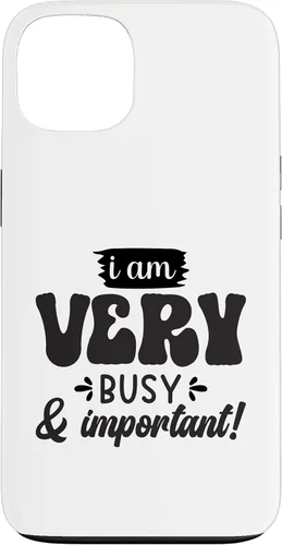 Vista 7 de Very Busy & Important Retro Groovy Text Design Case for iPhone 17