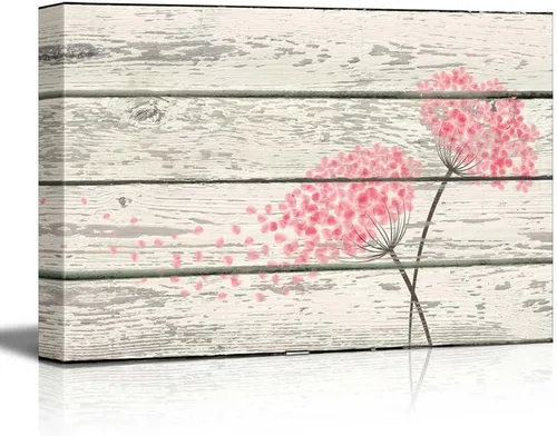 Vista 7 de wall26 - Obra de arte con estampado de madera de ciervo en bosque de abedules - Lienzo rústico para pared, arte para el hogar - 16 x 24 pulgadas