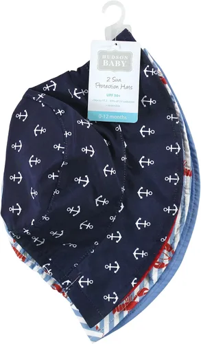 Vista 2 de Hudson Baby Baby Girls' Sun Protection Hat