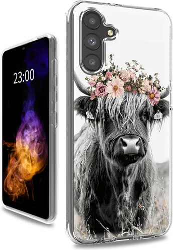 Vista 35 de Funda transparente para Samsung A15 5G de 6.5 pulgadas, doble capa protectora a prueba de golpes de PC transparente de silicona suave
