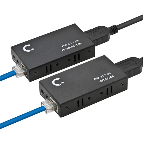 Vista 9 de ET4K100MIR 4K @30Hz HDMI 1.4 Extensor sobre Cat5e/Cat6/Cat7 - 330 pies (328.1 ft), HDCP 1.4, con doble paso IR, bucle HDMI y protección contra