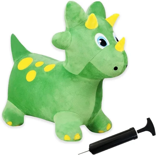 Vista 13 de Juguete inflable de vaca negra para niños pequeños con bomba