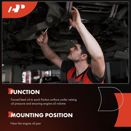Vista 2 de A-Premium Bomba de aceite de volumen estándar con junta compatible con Dodge Ram 50 1990-1991, Raider 1989 y Mitsubishi Mighty Max 1990-1994