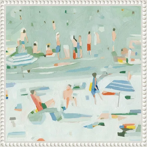 Vista 13 de Amanti Art Lienzo enmarcado para pared, 16 x 16 pulgadas, confeti de verano II por Emma Scarvey, lienzo enmarcado para pared, obras de arte