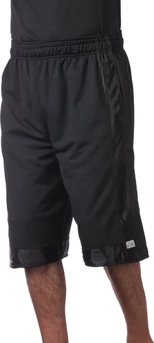Vista 2 de Pro Club - Camiseta de manga larga para hombre, de algodón pesado y con cuello redondo, Negro