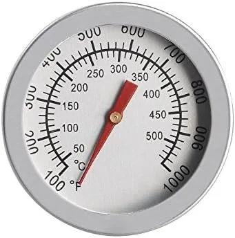 Vista 2 de Medidor de termómetro para barbacoa, 2 unidades, para barbacoa y ahumador, termómetro de temperatura, paquete de 2