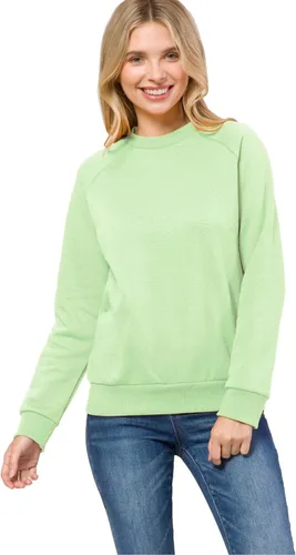 Vista 46 de MixMatchy Sudadera básica suave y cómoda de forro polar con cuello redondo para mujer