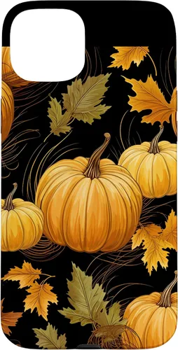 Vista 9 de Autumn Leaves Pumpkins Fall Season Thanksgiving Halloween Case for iPhone 16