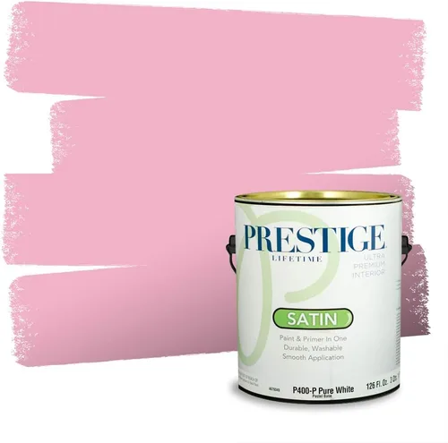 Vista 774 de Prestige Paints Pintura exterior e imprimación en uno, 1 galón, plano, coincidencia comparable de Valspar* Amber Rose*