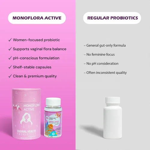 Vista 5 de Probióticos para mujeres, cápsulas probióticas vaginales con Lactobacillus y prebióticos que apoyan el equilibrio del pH vaginal, flora saludable