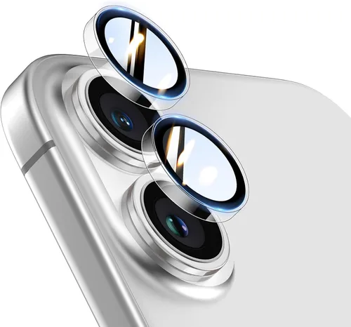 Vista 66 de TOCOL Protector de lente de cámara para iPhone 13 / iPhone 13 Mini vidrio templado HD individual resistente a los arañazos, accesorios compatibles