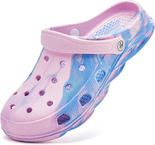 Vista 8 de HOBIBEAR - Zuecos de jardín unisex para hombre y mujer