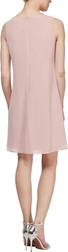 Vista 4 de S.L. Fashions Women's Two Piece Knee Length Capelet Jacket Dress Keyhole Neckline