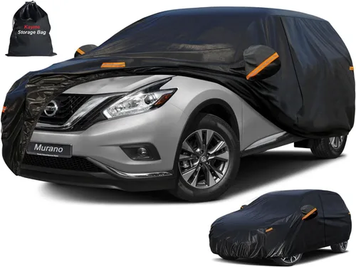 Vista 48 de Kayme Cubierta de auto SUV de 7 capas ajuste personalizado para BMW X1 (2009-2025), impermeable, para todo tipo de clima, para automóviles, cubierta