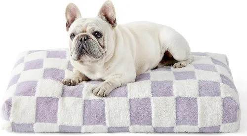 Vista 22 de LE SURE - Bonita almohada estética para mascotas, tamaño mediano, diseño jacquard grueso para mascotas, 30 x 20 pulgadas