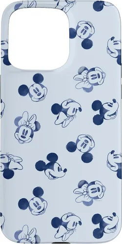 Vista 28 de Funda retro para iPhone 16 Disney Minnie y Mickey Mouse Icon Faces Vintage Art Retro