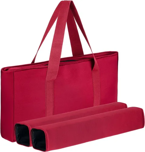 Vista 2 de C&H Solutions American Mah Jongg - Juego completo, 166 azulejos con estante combinado todo en uno con bolsa suave