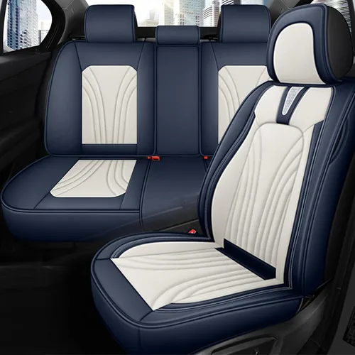 Vista 11 de Fundas de asiento de automóvil para Toyota Matrix 2003-2013, impermeables, de piel sintética, compatibles con bolsas de aire, fundas protectoras