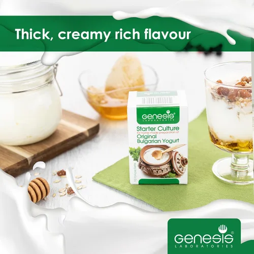 Vista 3 de Iniciador de yogur búlgaro Cultura de yogur probiótico natural Iniciador de cultivo de yogur casero hasta 50 litros Lactobacillus bulgaricus 10