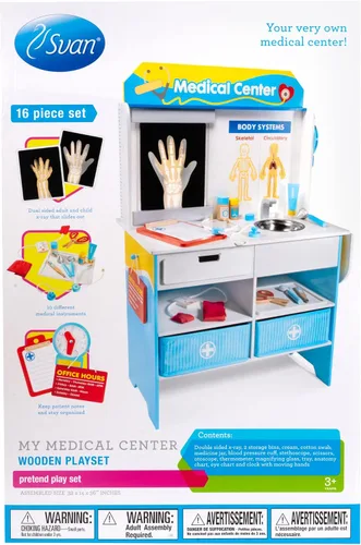 Vista 8 de Get Well Doctor - Centro de actividades de madera para niños, juego médico